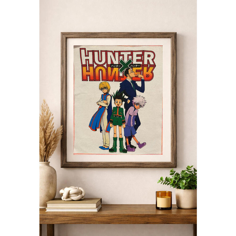 two‎ face threads hunter x hunter biggie patch custom wall art decor upcycled